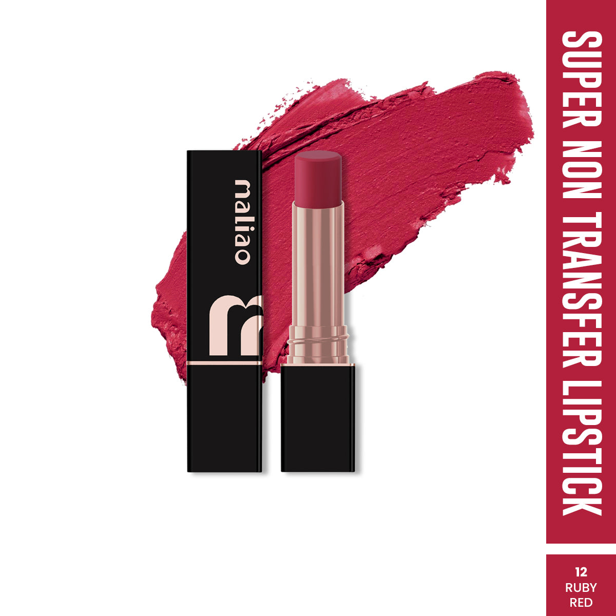 Maliao Super Non-Transfer Lipstick - Long-Lasting Matte Finish, Smudge-Proof Formula